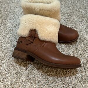 UGG Chyler Sheepskin Cuff Boots